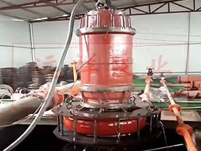 潜水渣浆泵出厂检测